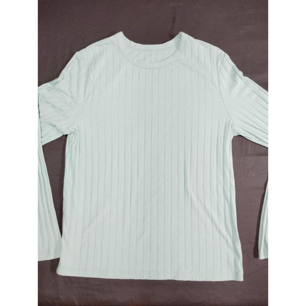 A New Day Mint Green Knit Crew Neck Sweater